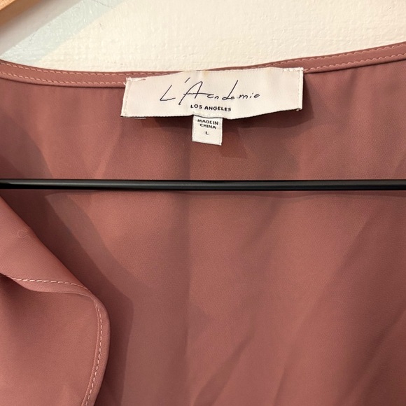 L'Academie Ruffle-Front Blouse - Picture 3 of 7